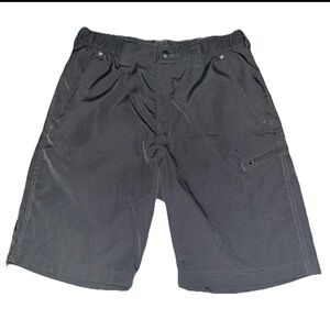 Mens Black Wrangler Size 30 Quick Dry Lightweight Shorts w/zip Pockets NWOT